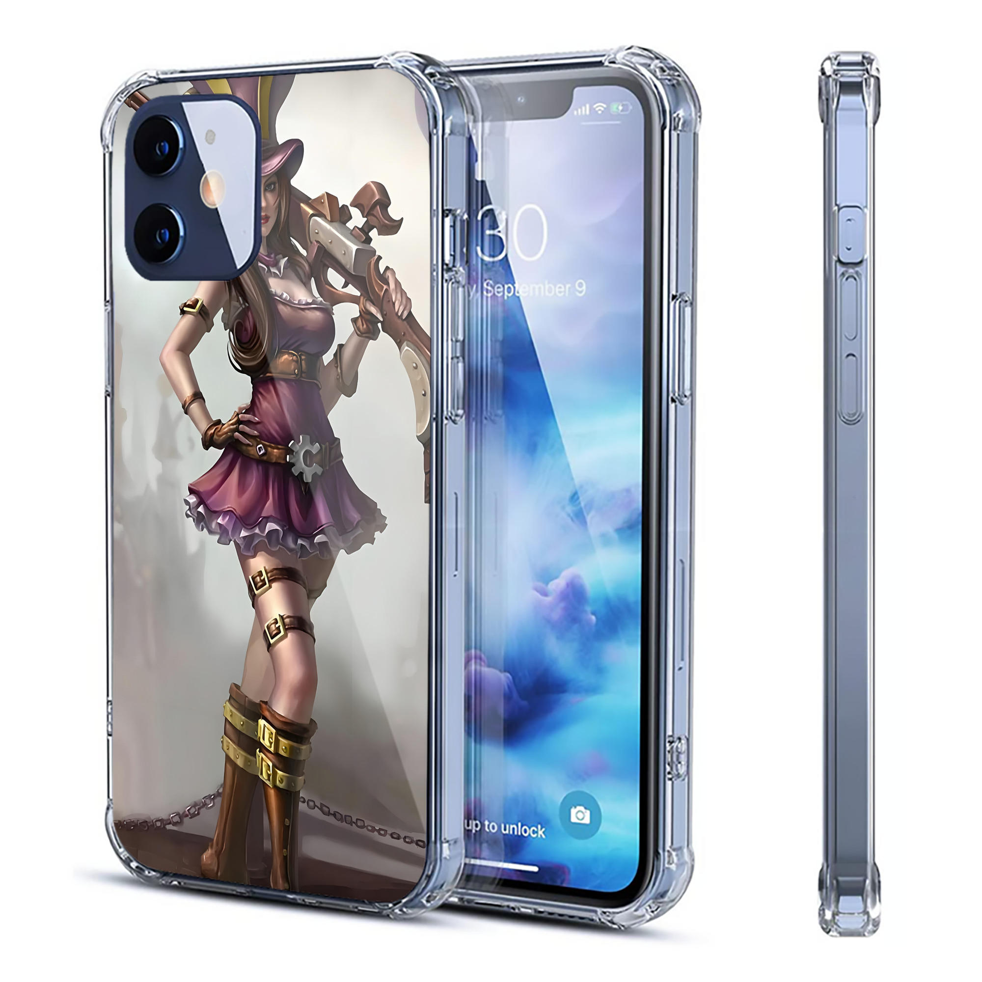 （画像用） リーグ・オブ・レジェンド League of Legends LOL 【iPhone 12シリーズ対応】透明スマホケース（クリアソフトケース）